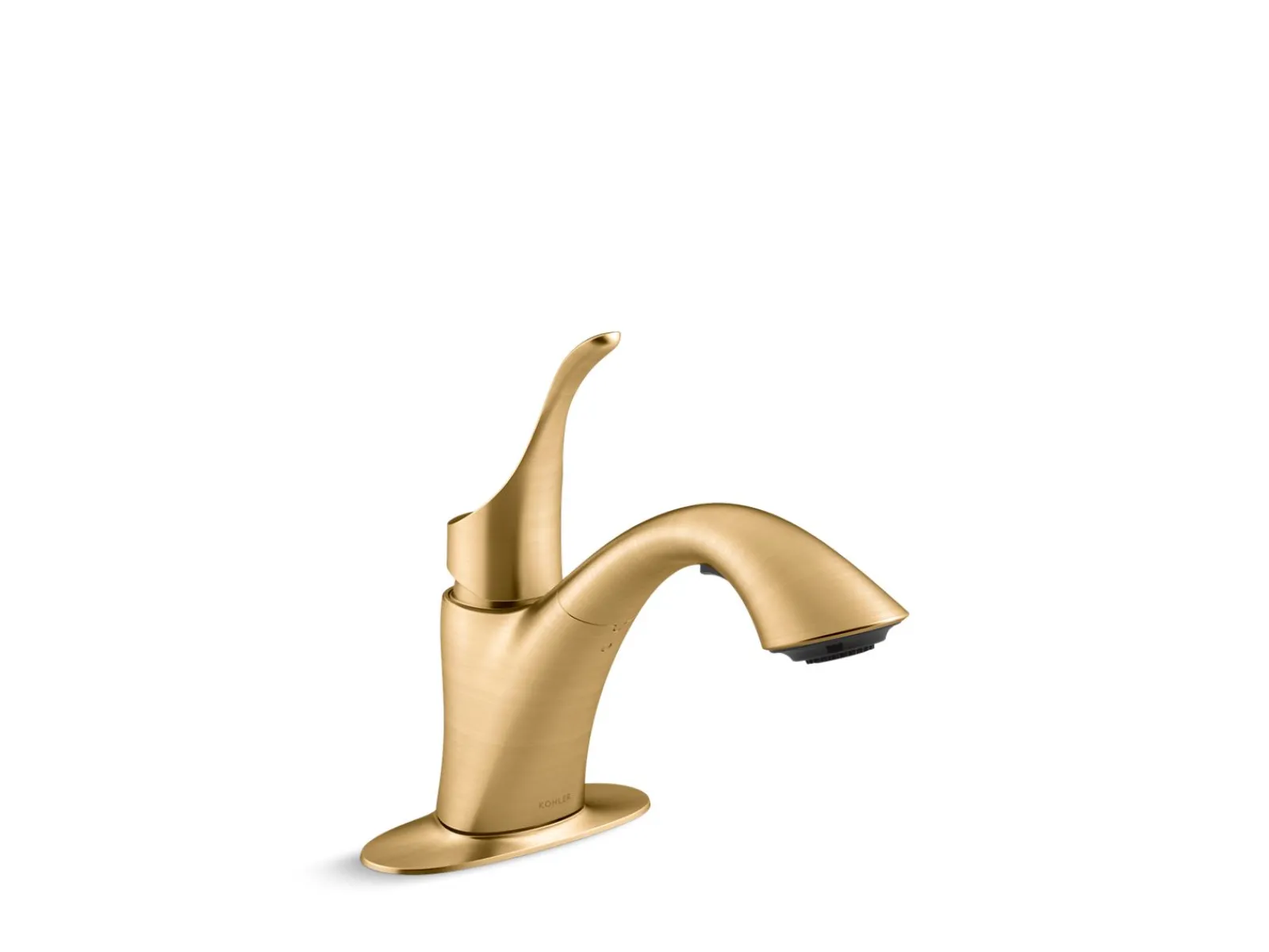 Pull-out laundry and utility sink faucet with two-function sprayhead^Kohler Hot