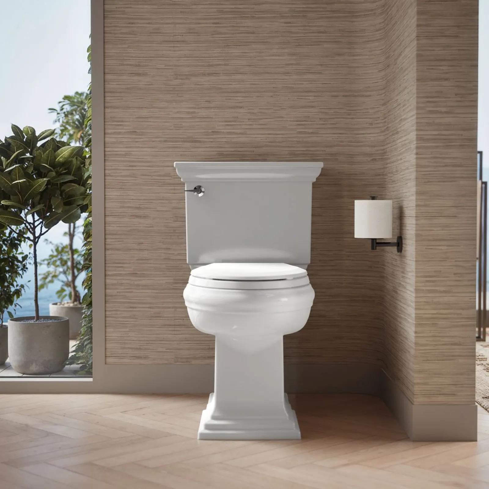 Quick-Release™ elongated toilet seat with antimicrobial agent^Kohler New