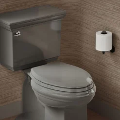 Quick-Release™ elongated toilet seat^Kohler Hot