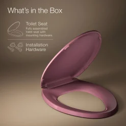 Quick-Release™ elongated toilet seat^Kohler Hot