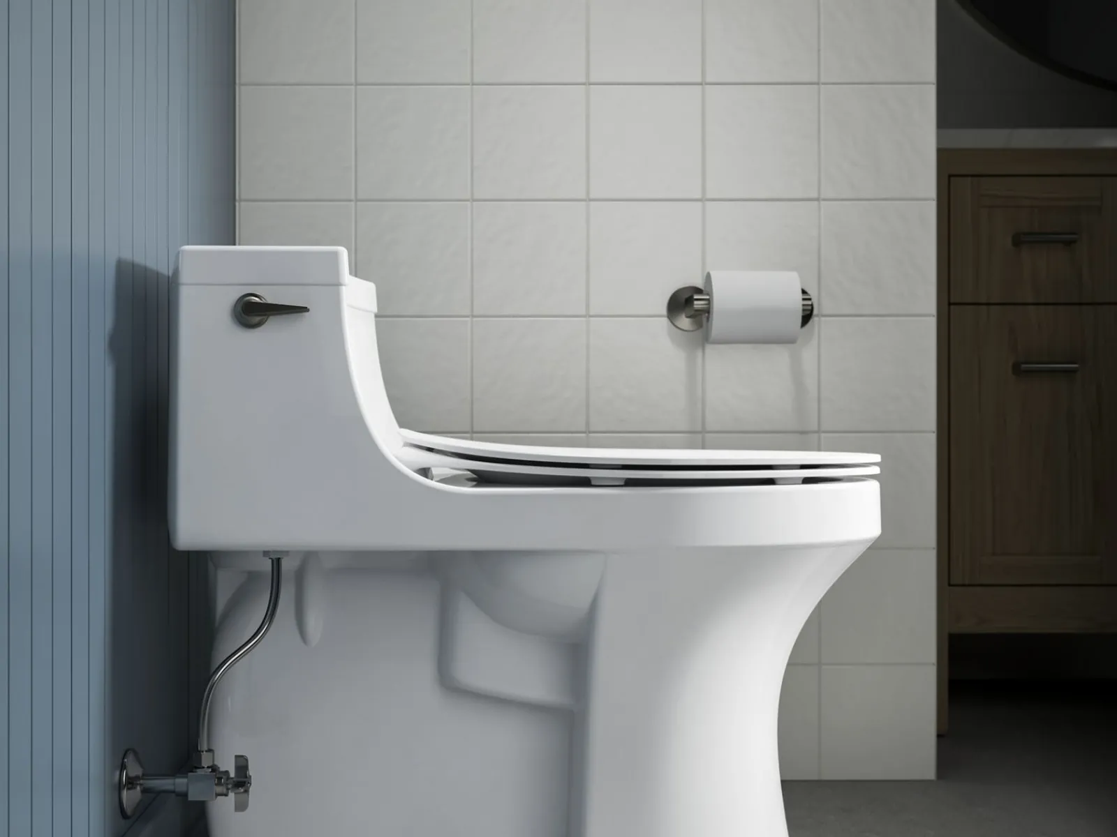 Quiet-Close™ elongated toilet seat^Kohler