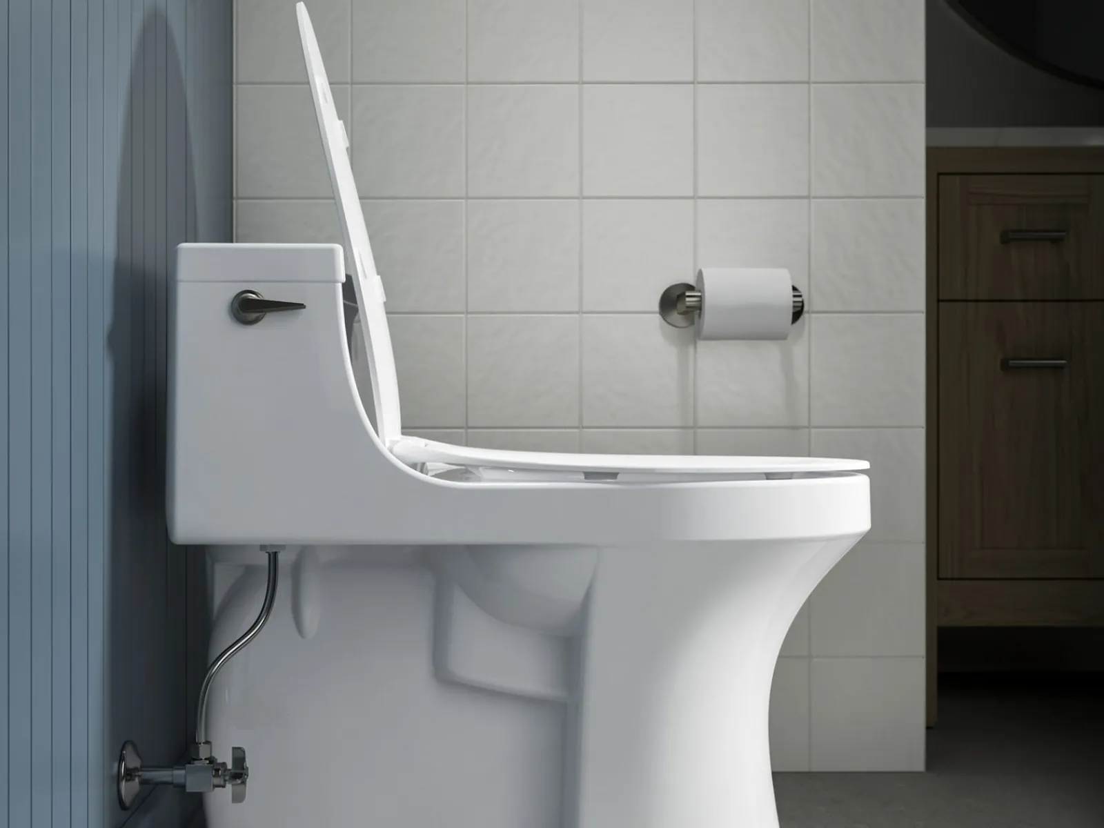 Quiet-Close™ elongated toilet seat^Kohler
