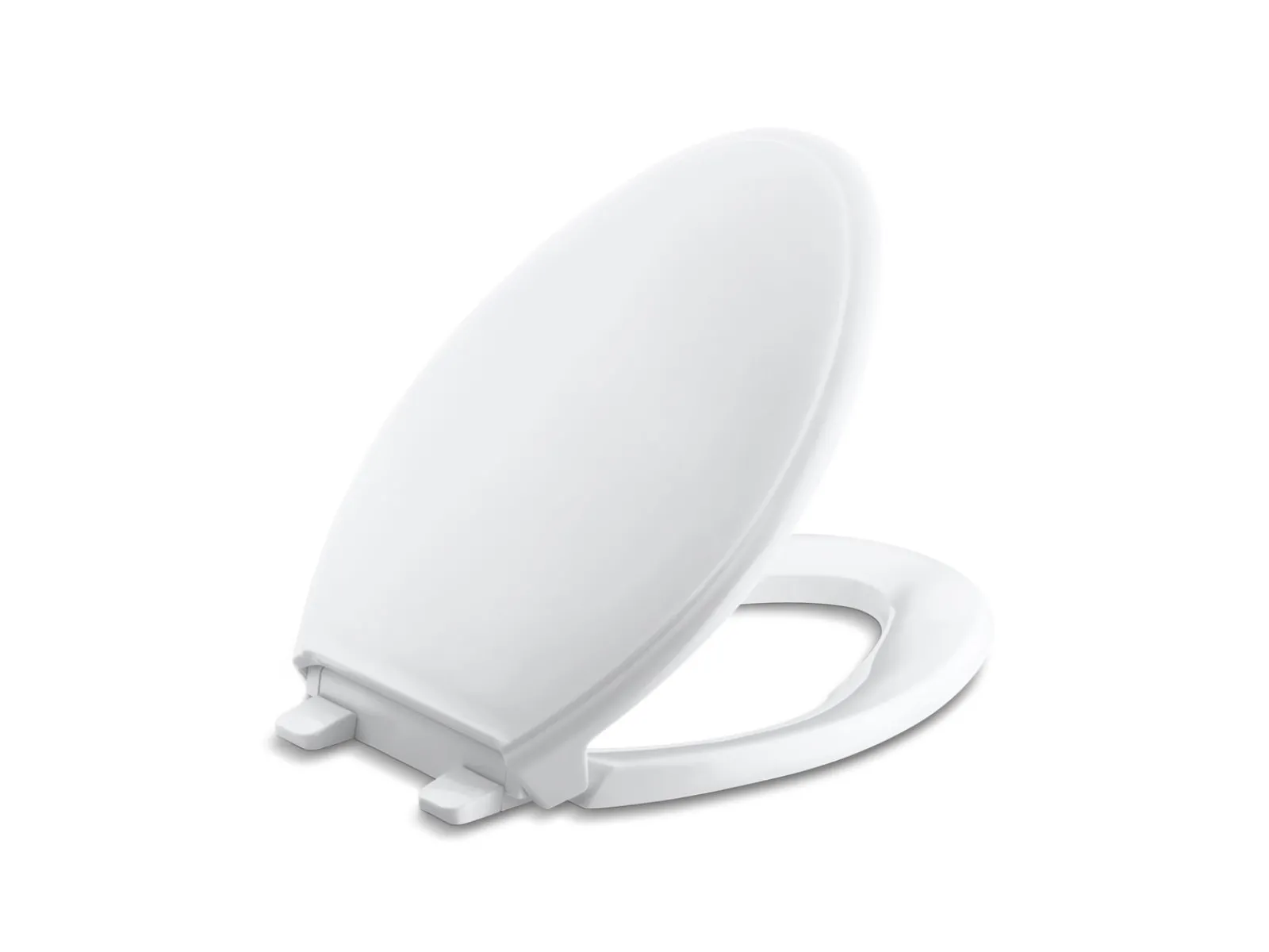 Quiet-Close™ elongated toilet seat^Kohler Hot