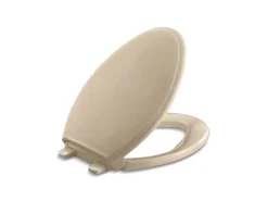 Quiet-Close™ elongated toilet seat^Kohler Hot