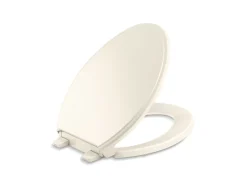 Quiet-Close™ elongated toilet seat^Kohler Hot