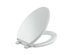 Quiet-Close™ elongated toilet seat^Kohler Hot