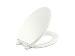Quiet-Close™ elongated toilet seat^Kohler Hot