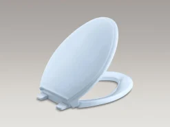 Quiet-Close™ elongated toilet seat^Kohler Hot