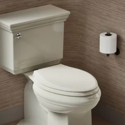 ReadyLatch® Quiet-Close™ elongated toilet seat^Kohler