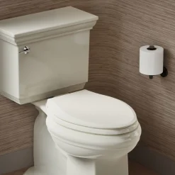 ReadyLatch® Quiet-Close™ elongated toilet seat^Kohler