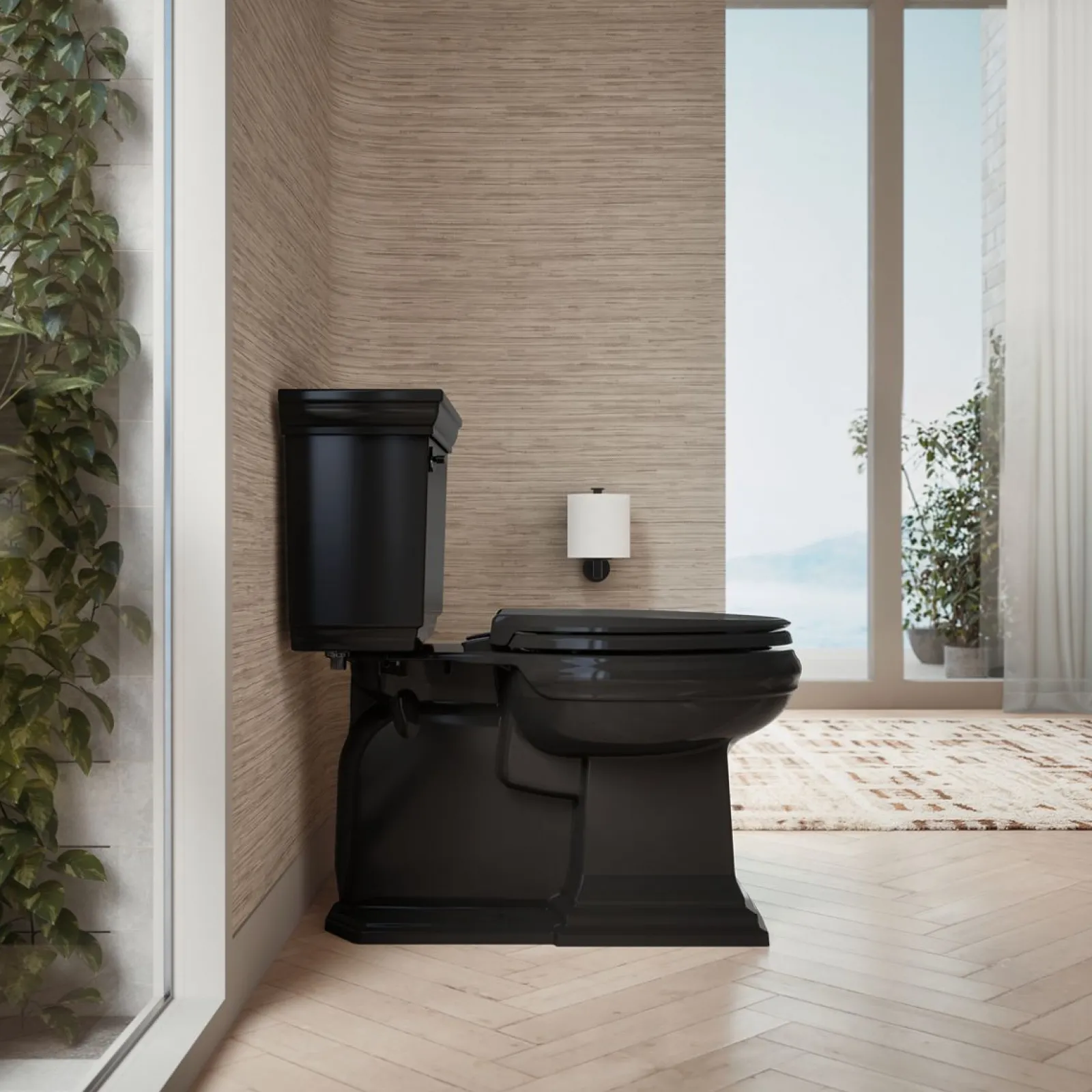 ReadyLatch® Quiet-Close™ elongated toilet seat^Kohler