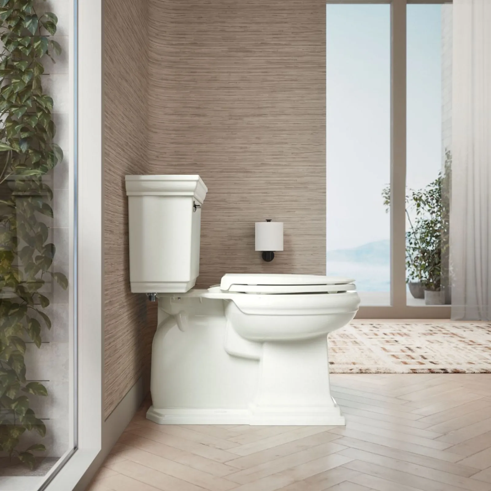 ReadyLatch® Quiet-Close™ elongated toilet seat^Kohler