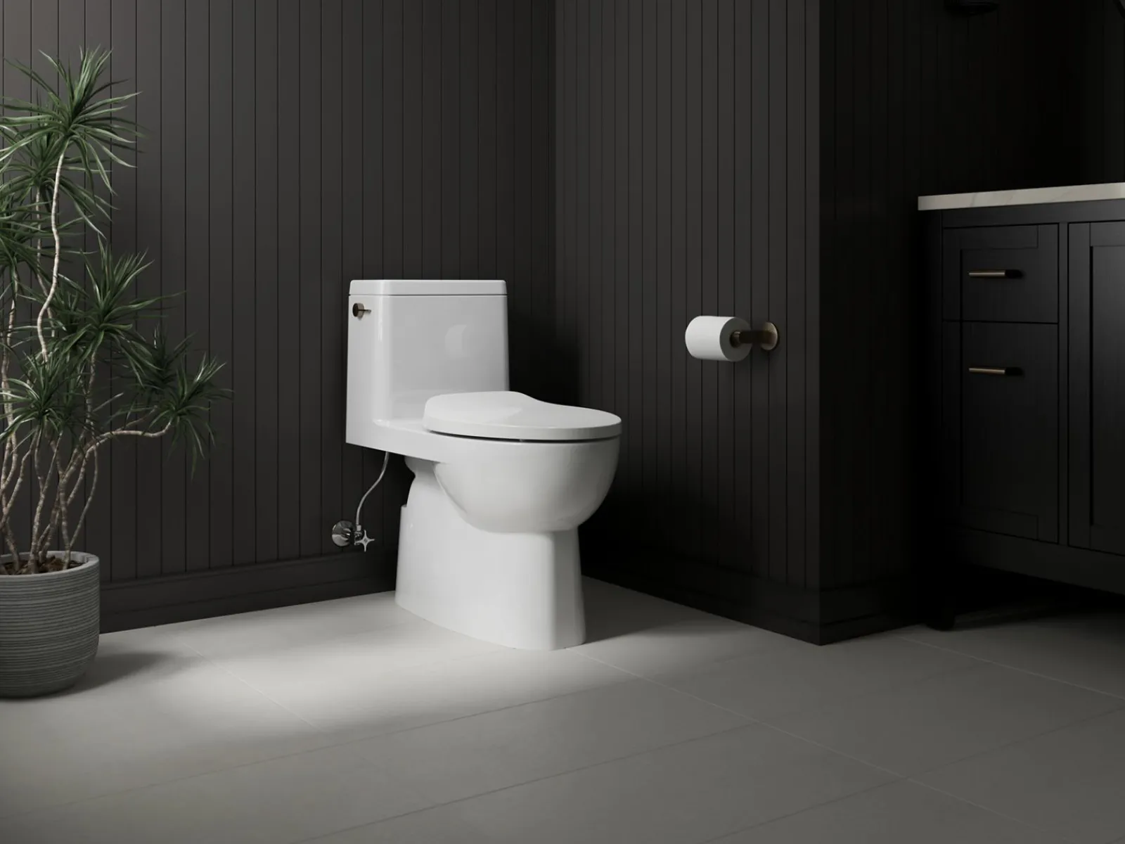ReadyLatch® Quiet-Close™ elongated toilet seat^Kohler Discount