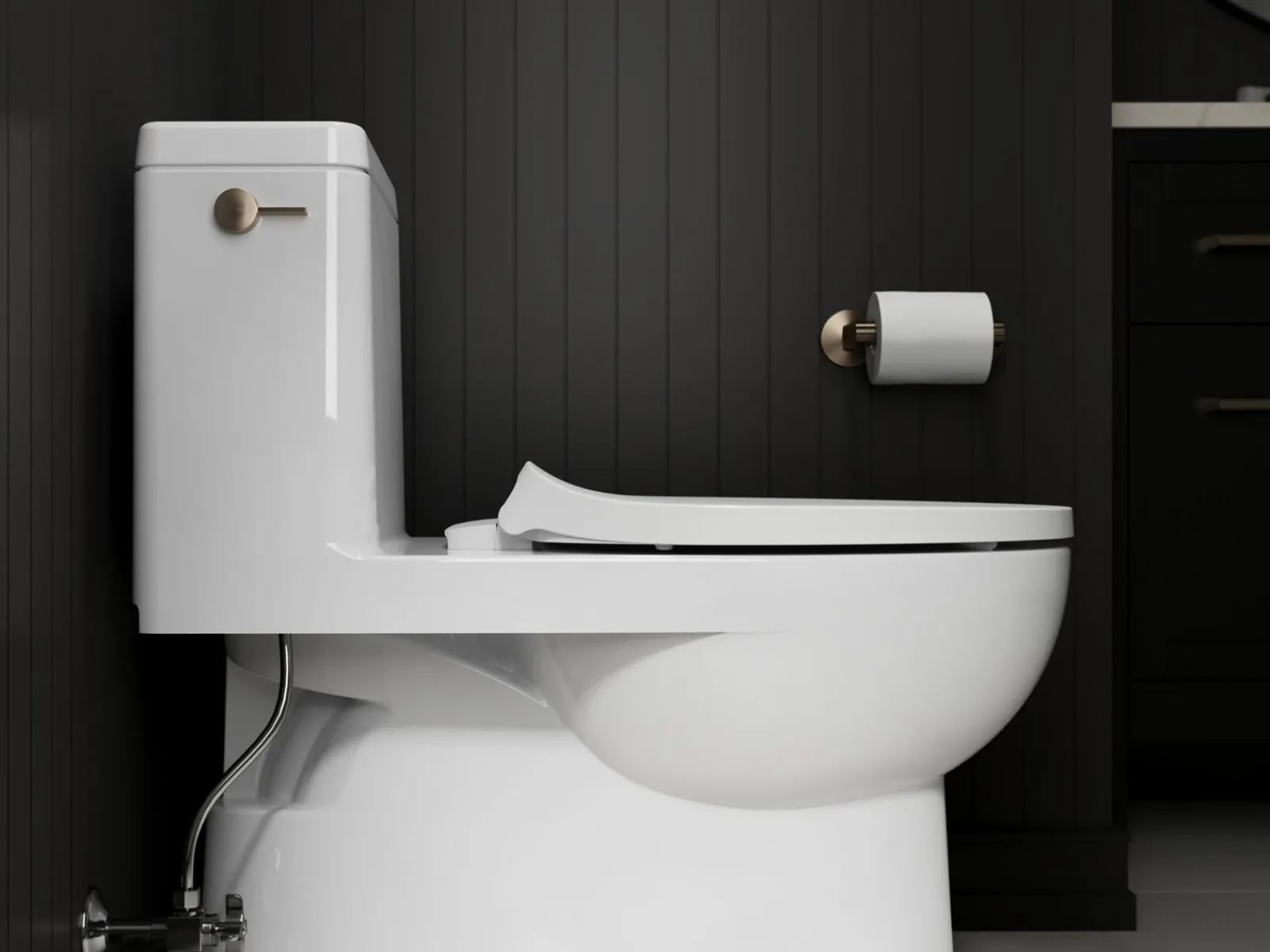 ReadyLatch® Quiet-Close™ elongated toilet seat^Kohler Discount