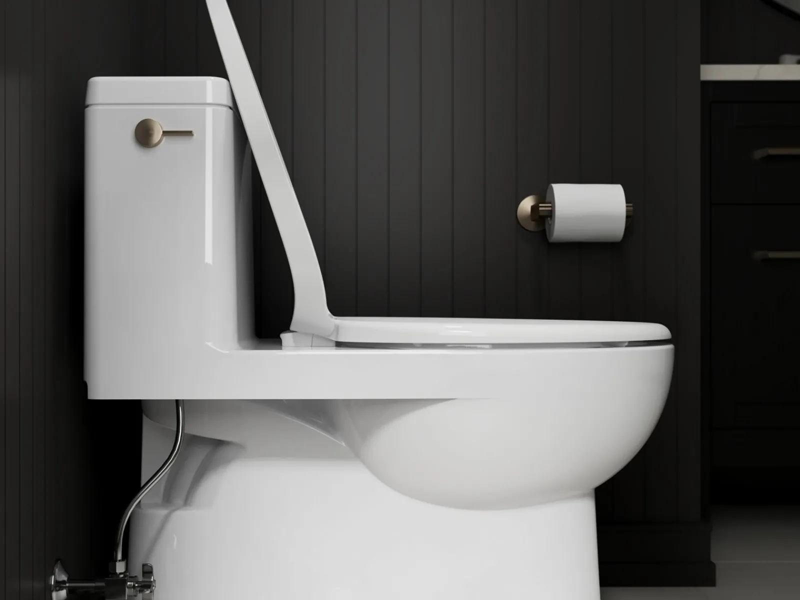 ReadyLatch® Quiet-Close™ elongated toilet seat^Kohler Discount