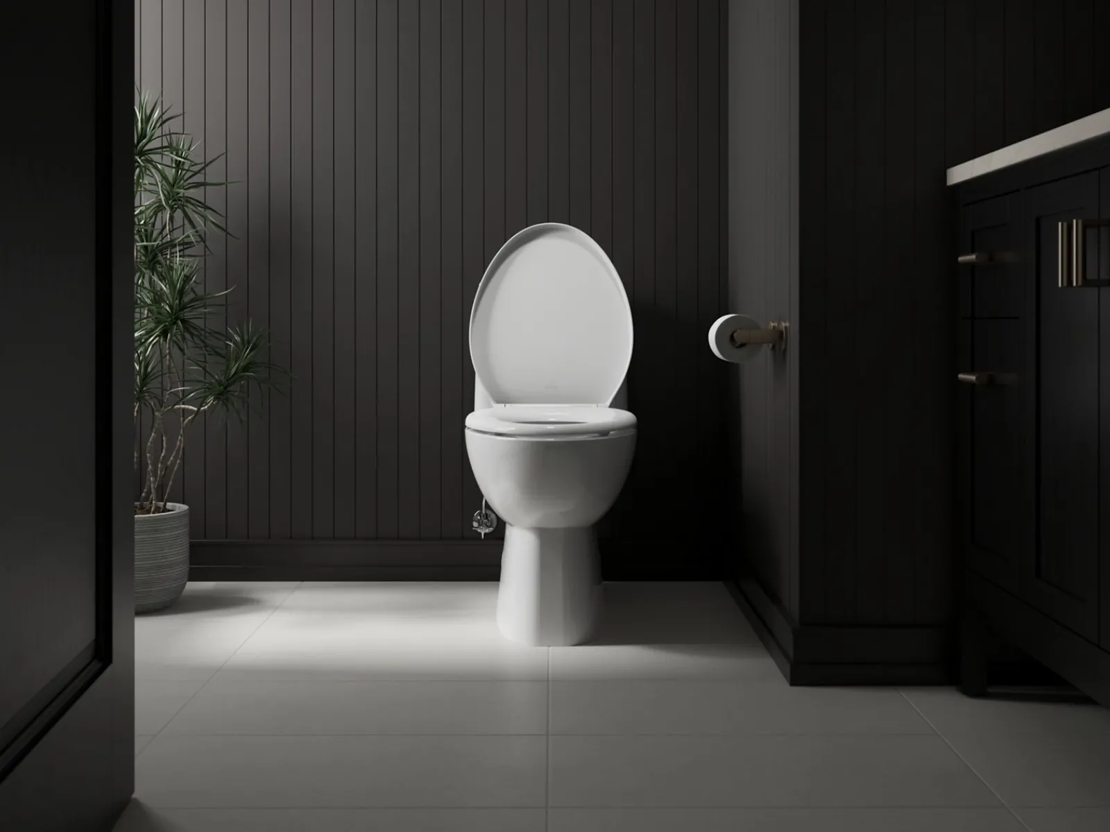 ReadyLatch® Quiet-Close™ elongated toilet seat^Kohler Discount