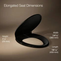 ReadyLatch® Quiet-Close™ elongated toilet seat^Kohler Sale