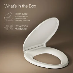 ReadyLatch® Quiet-Close™ elongated toilet seat^Kohler Sale