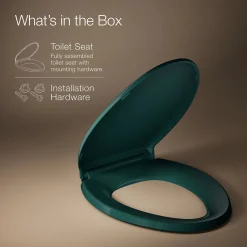 ReadyLatch® Quiet-Close™ elongated toilet seat^Kohler Sale