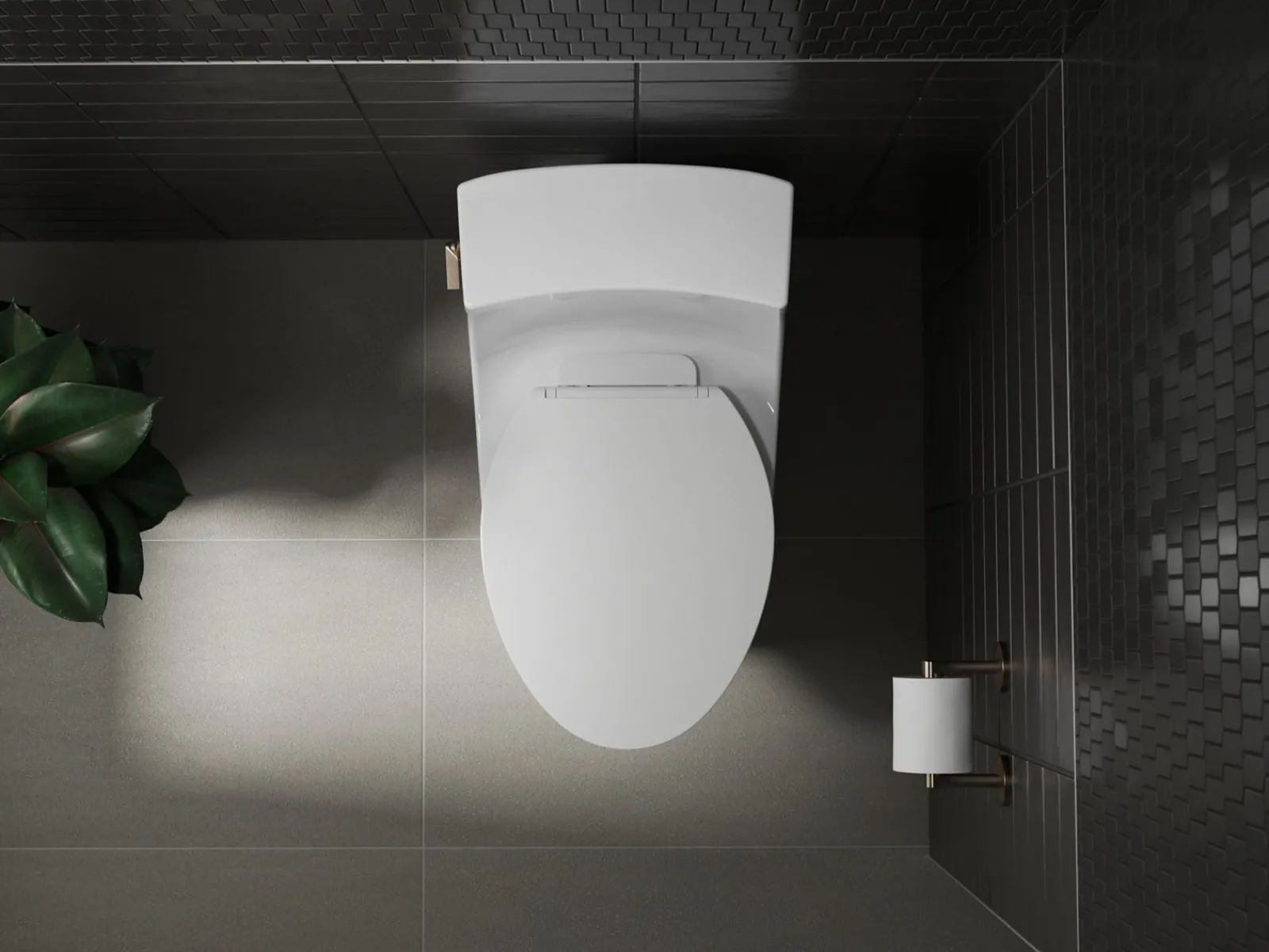 ReadyLatch® Quiet-Close™ elongated toilet seat^Kohler Best