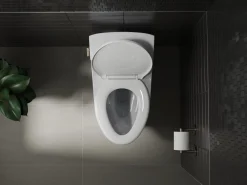 ReadyLatch® Quiet-Close™ elongated toilet seat^Kohler Best