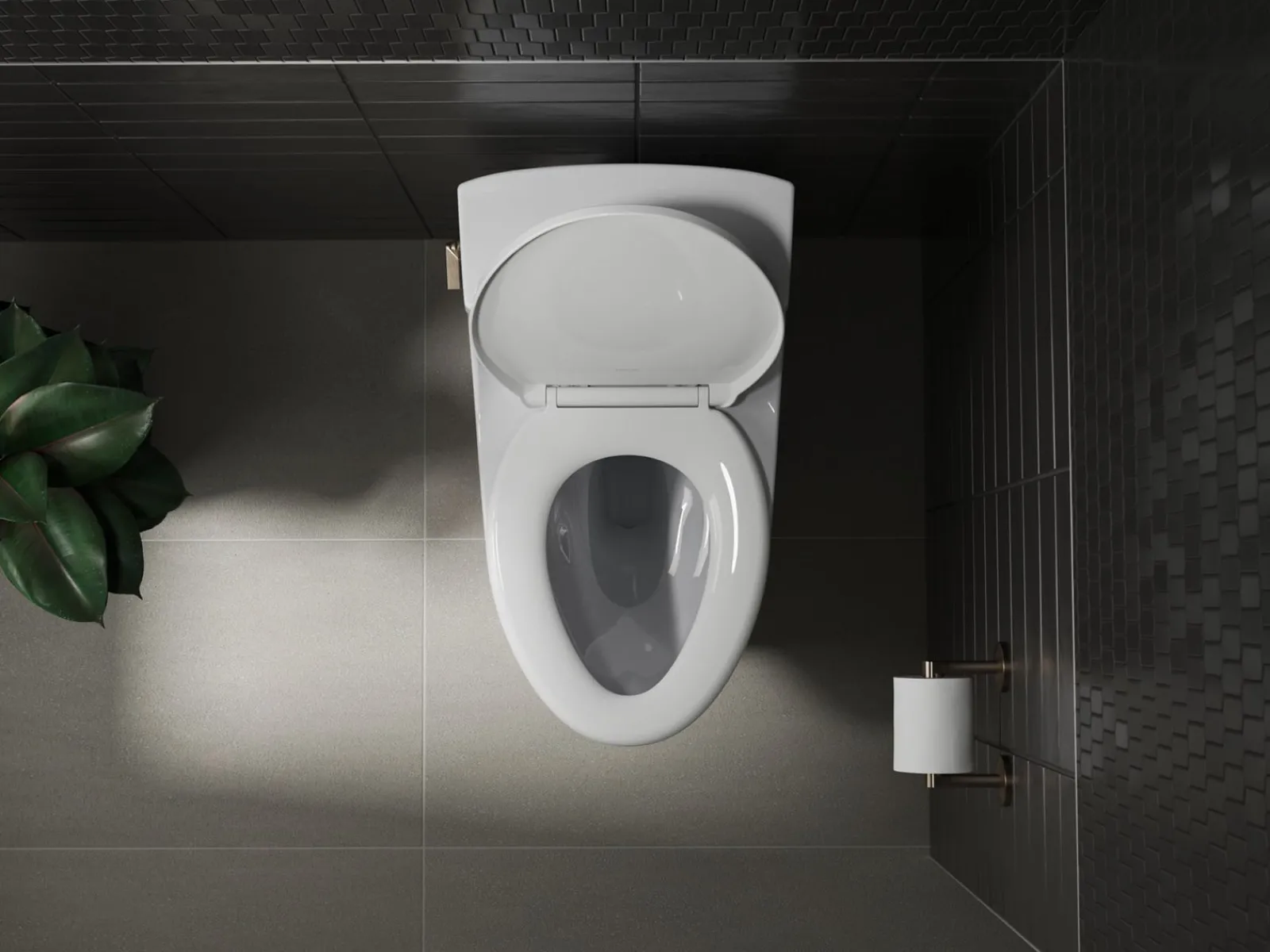 ReadyLatch® Quiet-Close™ elongated toilet seat^Kohler Best