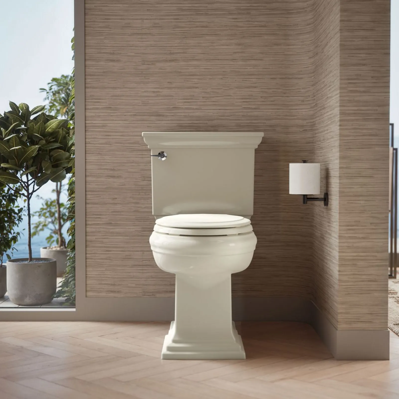 ReadyLatch® Quiet-Close™ elongated toilet seat^Kohler Best