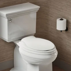 ReadyLatch® Quiet-Close™ elongated toilet seat^Kohler Best