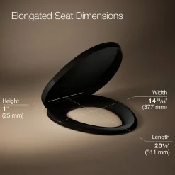 ReadyLatch® Quiet-Close™ elongated toilet seat^Kohler Discount