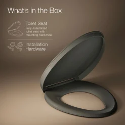 ReadyLatch® Quiet-Close™ elongated toilet seat^Kohler Discount