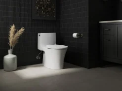 ReadyLatch® Quiet-Close™ elongated toilet seat^Kohler Discount