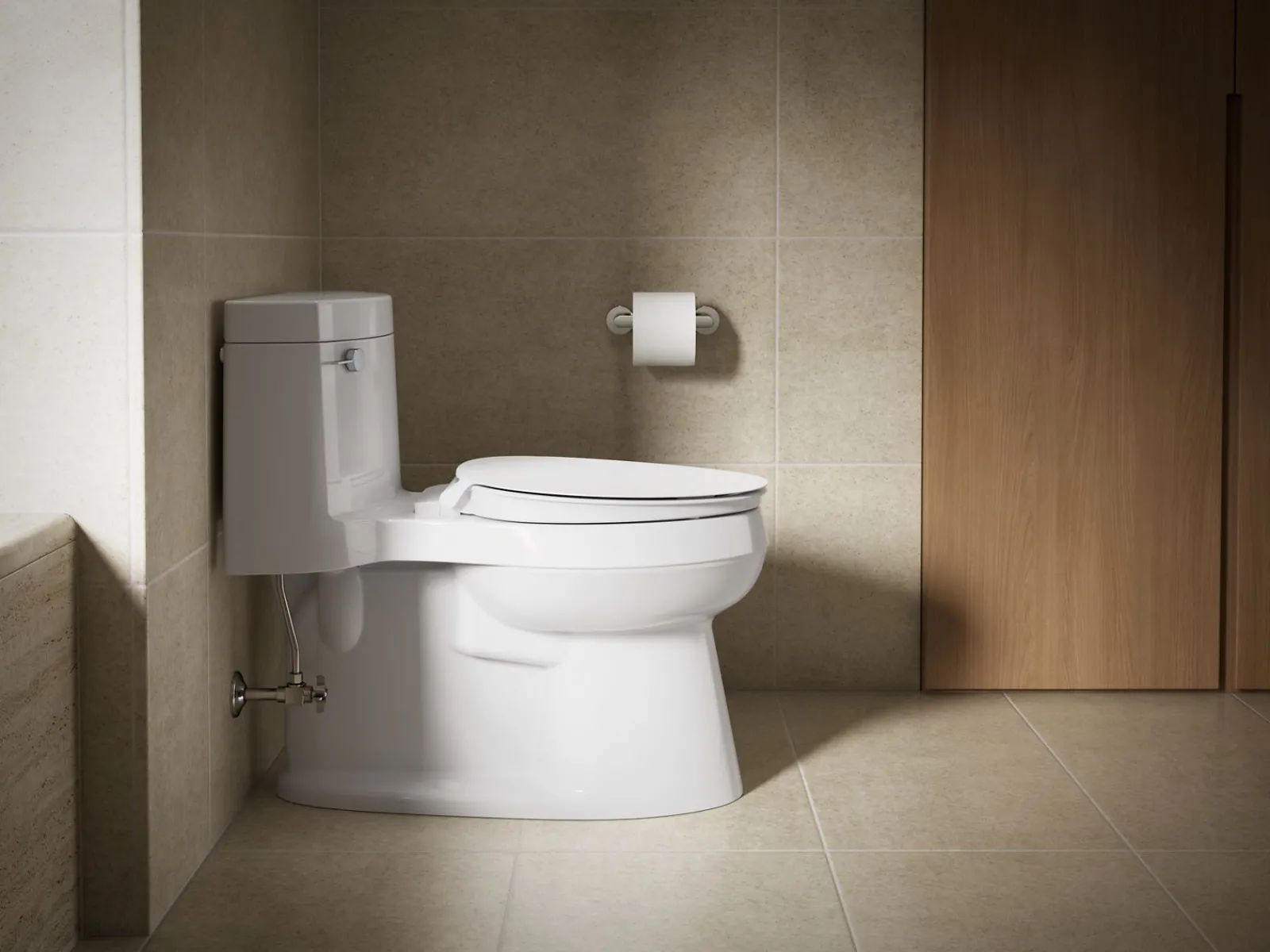 ReadyLatch® Quiet-Close™ elongated toilet seat^Kohler Hot