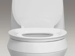 ReadyLatch® Quiet-Close™ elongated toilet seat^Kohler Hot