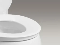 ReadyLatch® Quiet-Close™ elongated toilet seat^Kohler Hot