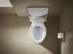 ReadyLatch® Quiet-Close™ elongated toilet seat^Kohler Hot