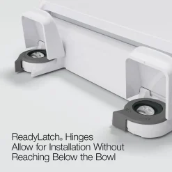 ReadyLatch® Quiet-Close™ round-front toilet seat with antimicrobial agent^Kohler Discount
