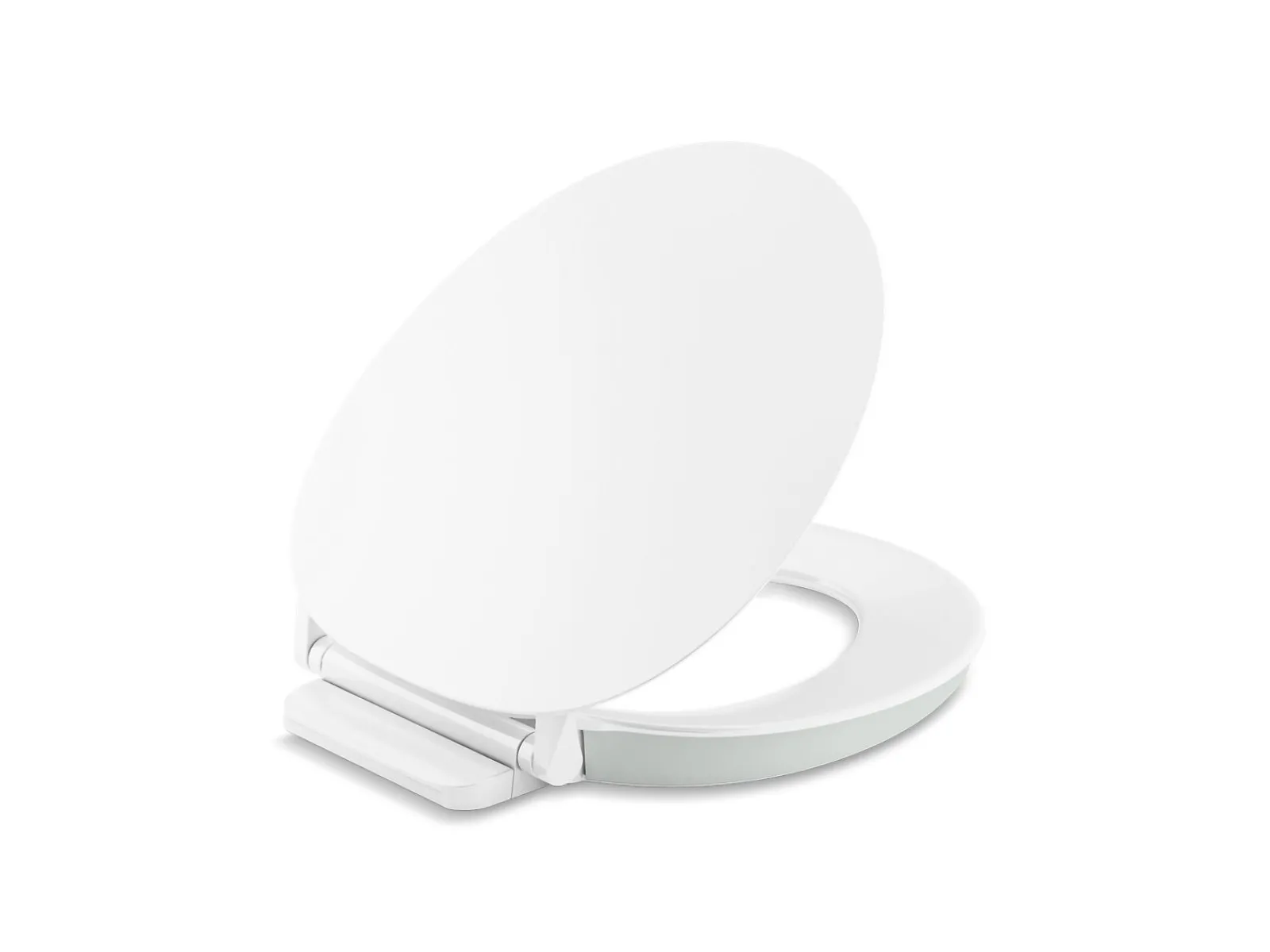 ReadyLatch® Quiet-Close™ round-front toilet seat^Kohler Best