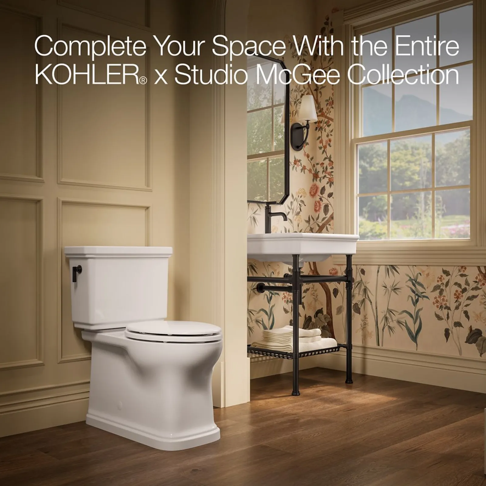 24" rectangular console table bathroom sink^Kohler Best