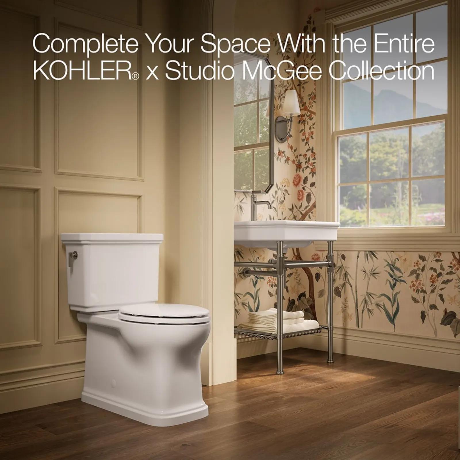 24" rectangular console table bathroom sink^Kohler Best