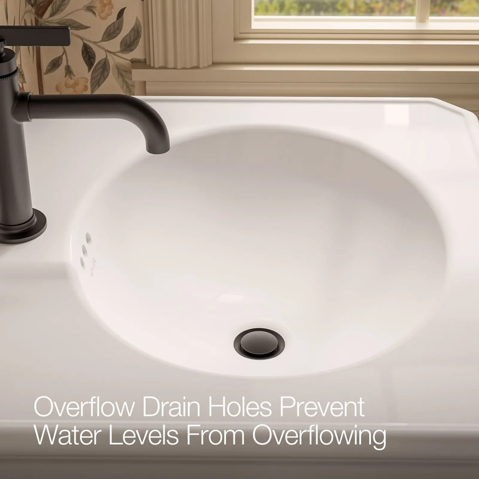 24" rectangular console table bathroom sink^Kohler Best