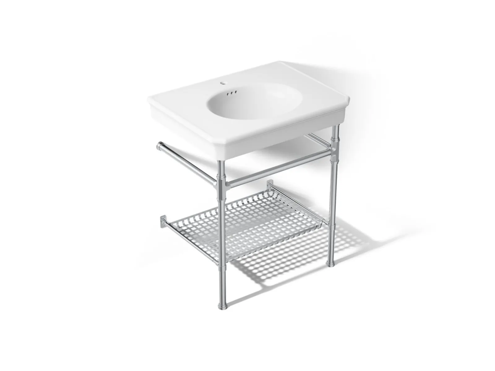 30" rectangular console table bathroom sink^Kohler Best