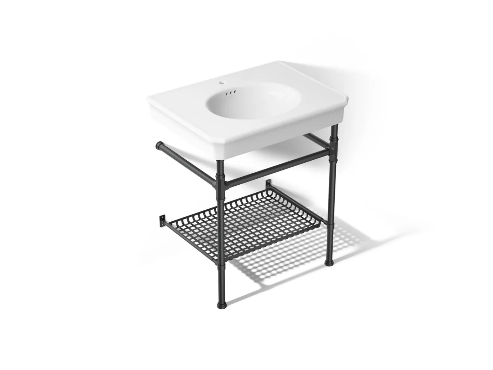 30" rectangular console table bathroom sink^Kohler Best
