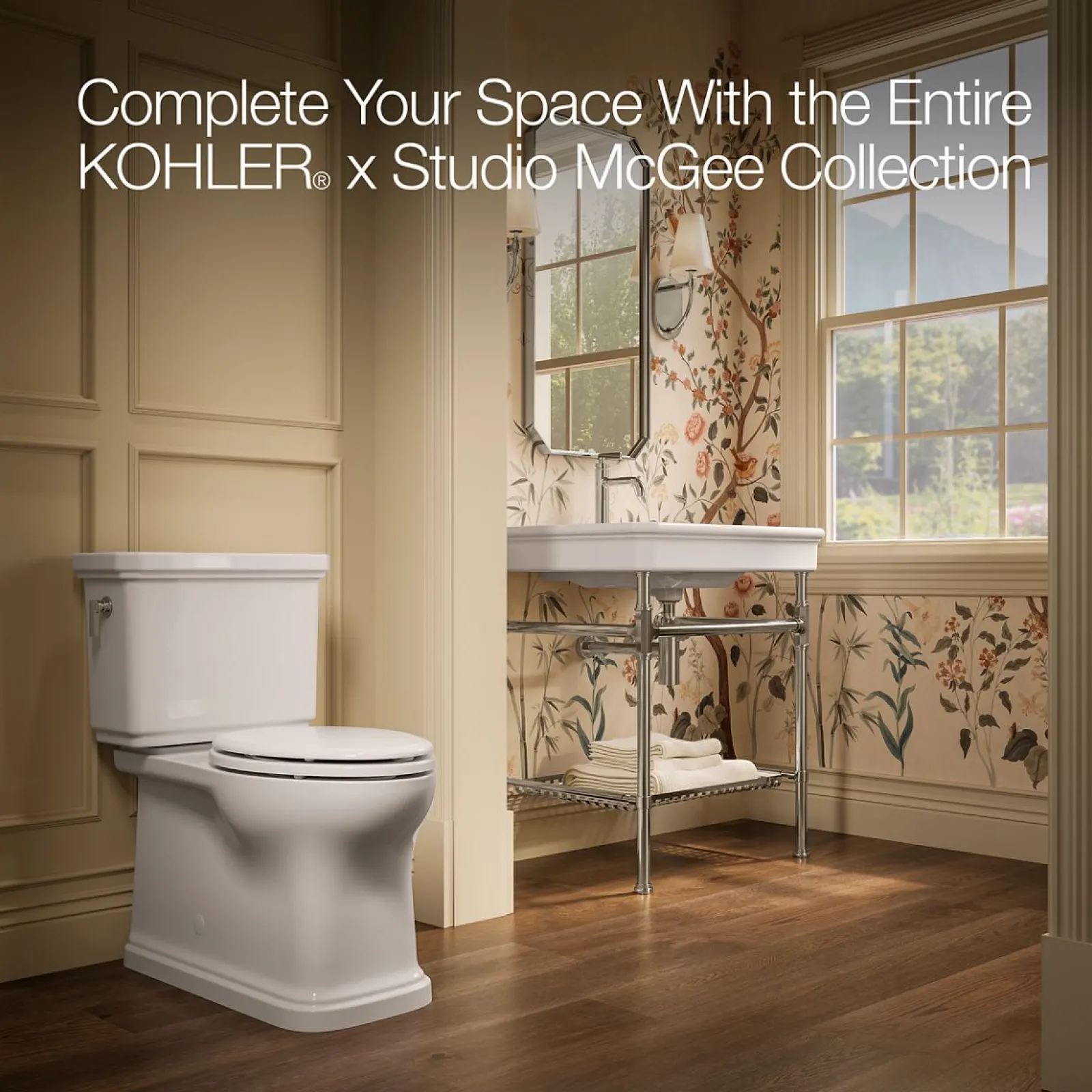 30" rectangular console table bathroom sink^Kohler Best