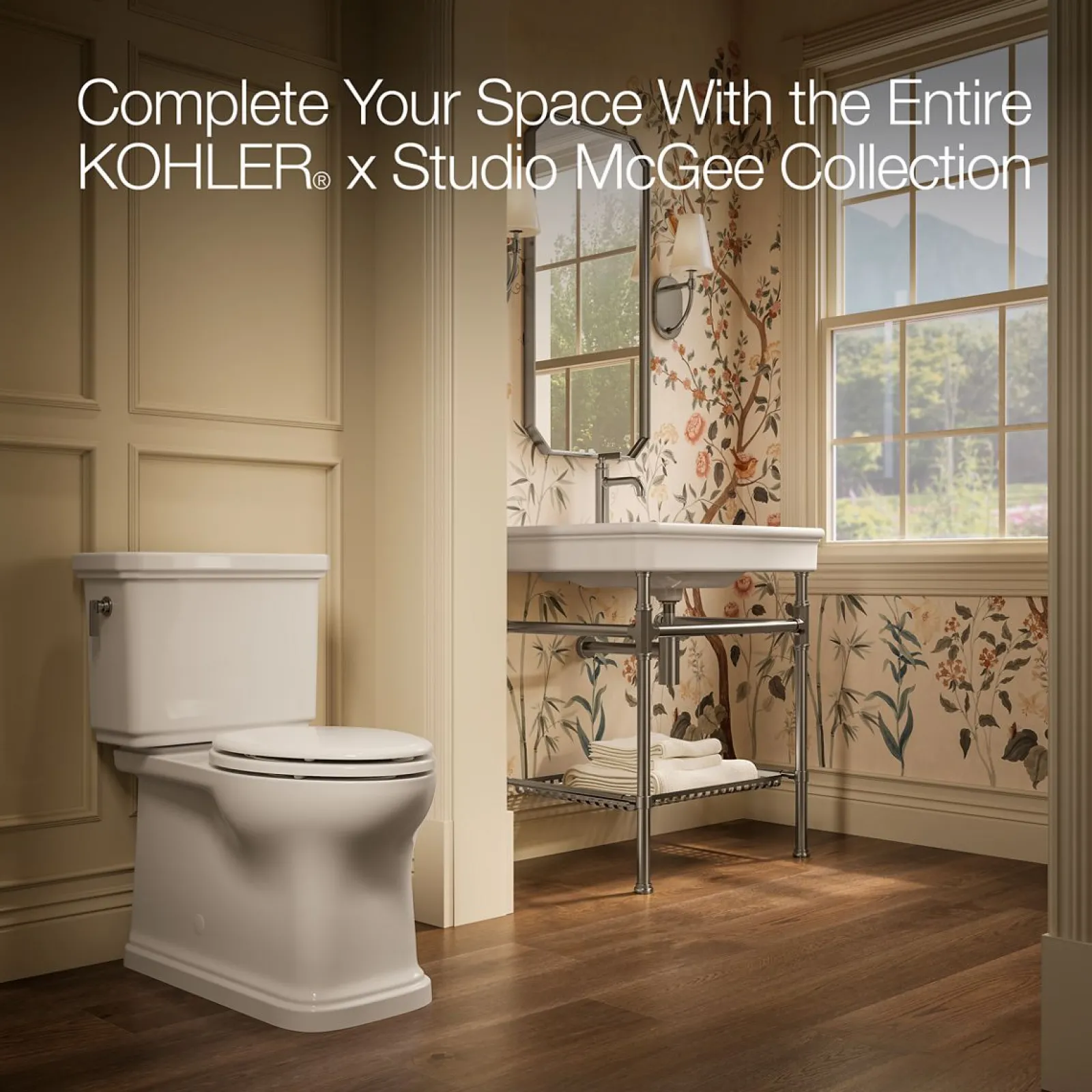 30" rectangular console table bathroom sink^Kohler Best
