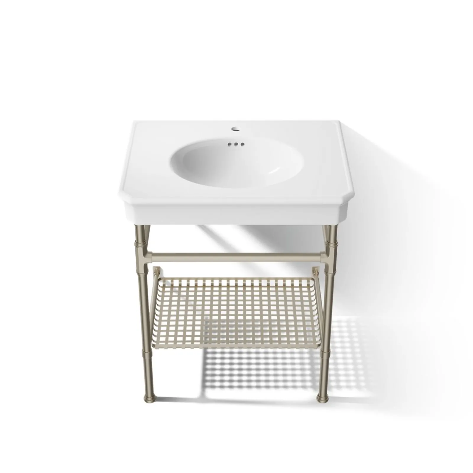 30" rectangular console table bathroom sink^Kohler Best