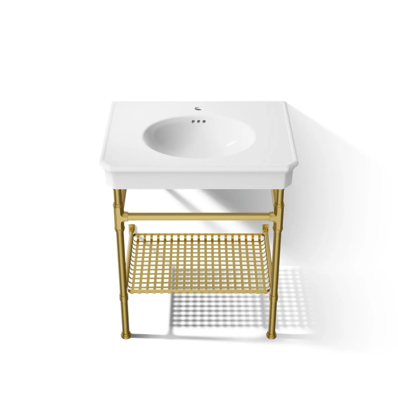 30" rectangular console table bathroom sink^Kohler Best