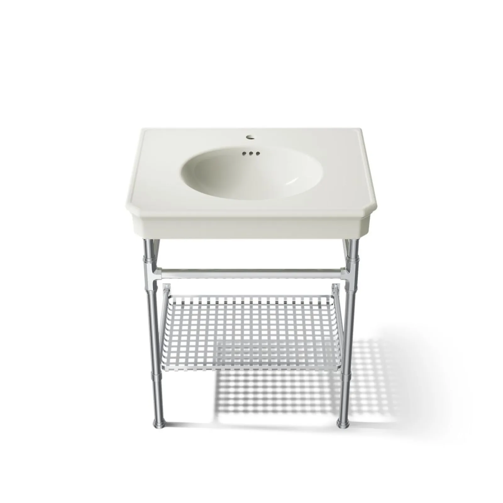 30" rectangular console table bathroom sink^Kohler Best