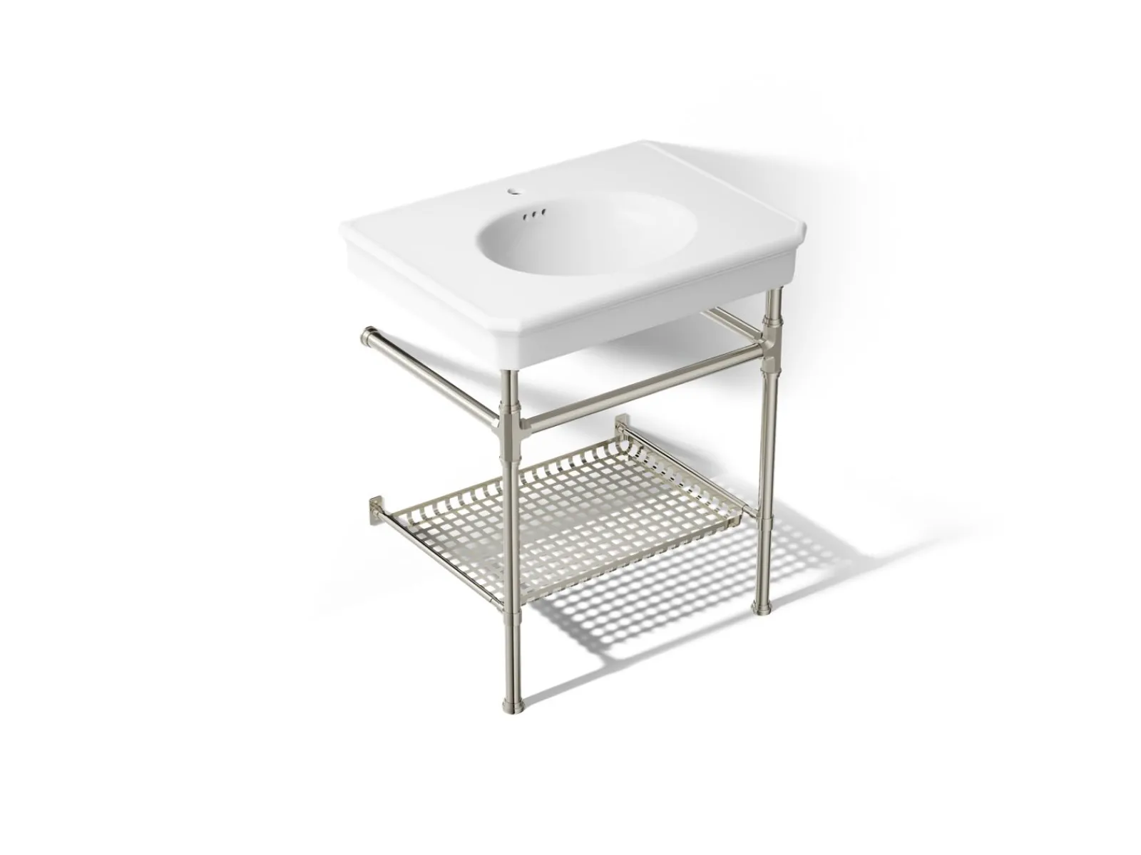 30" rectangular console table bathroom sink^Kohler Best