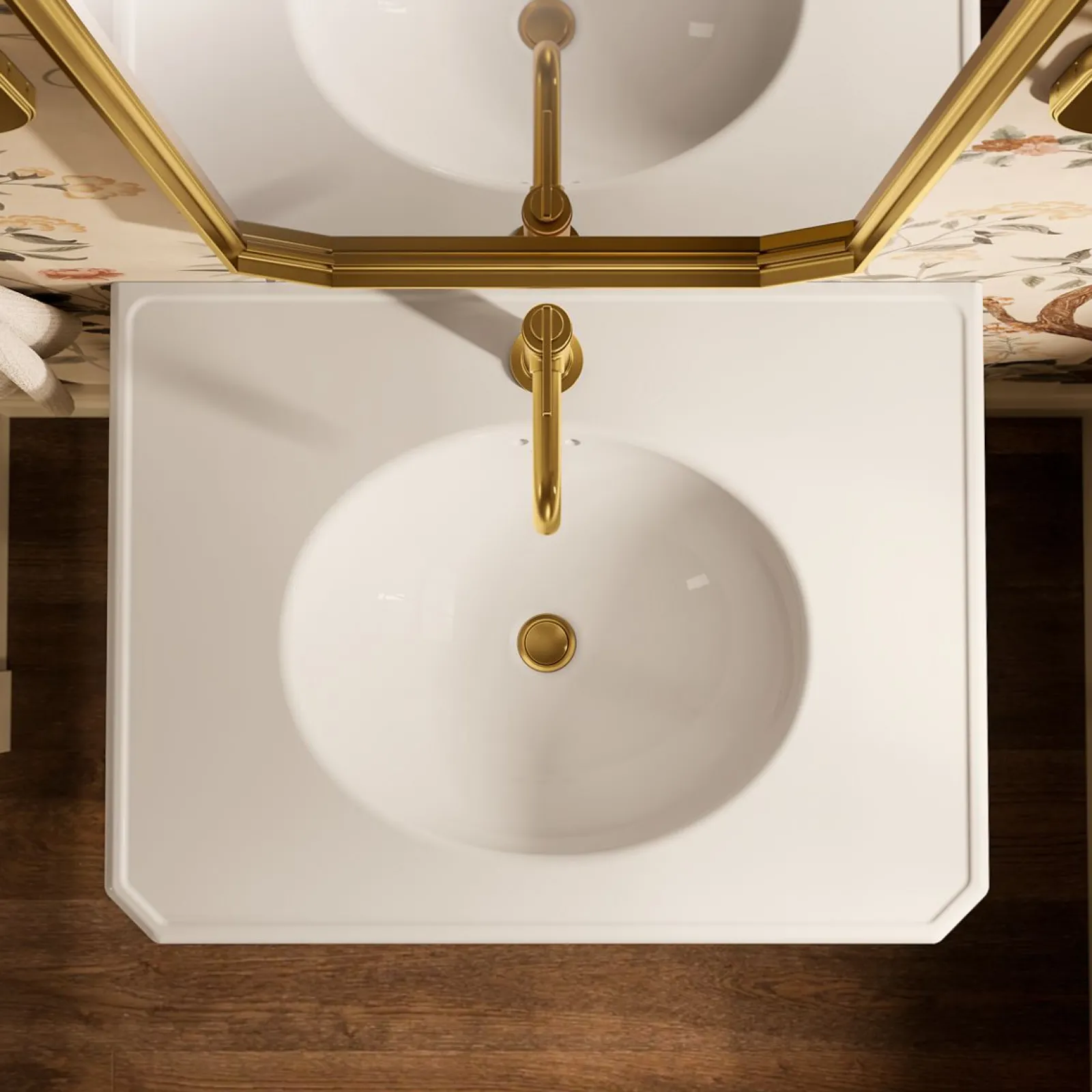 30" rectangular console table bathroom sink^Kohler Best
