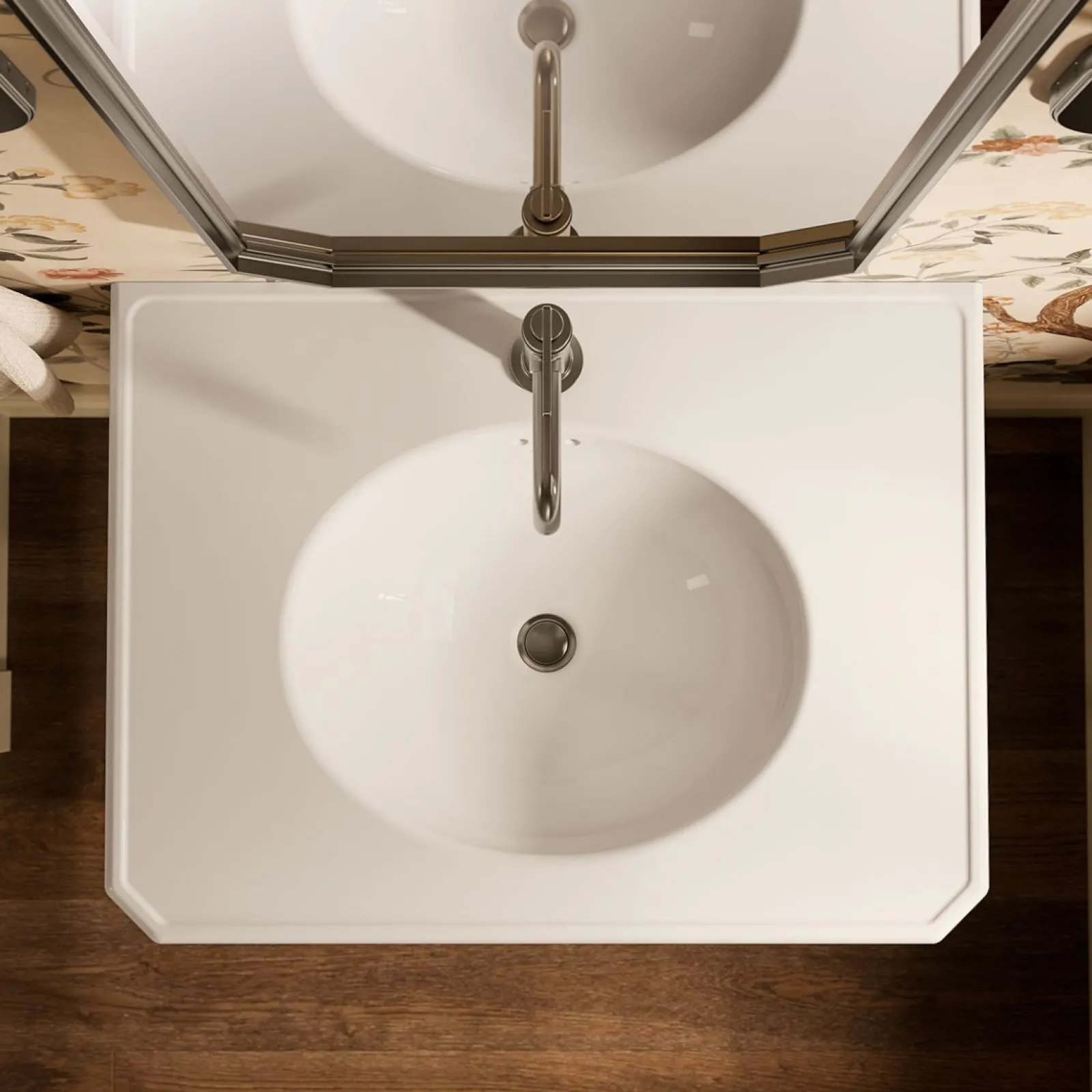 30" rectangular console table bathroom sink^Kohler Best